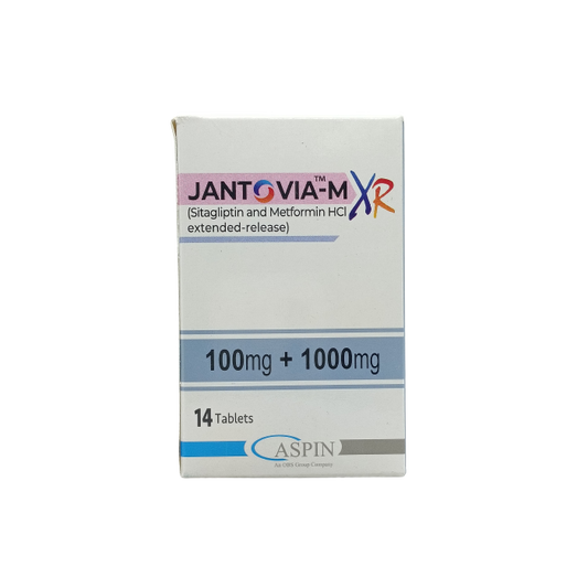 Jantovia M Xr 100mg 1000mg Tablets - 14 Pack