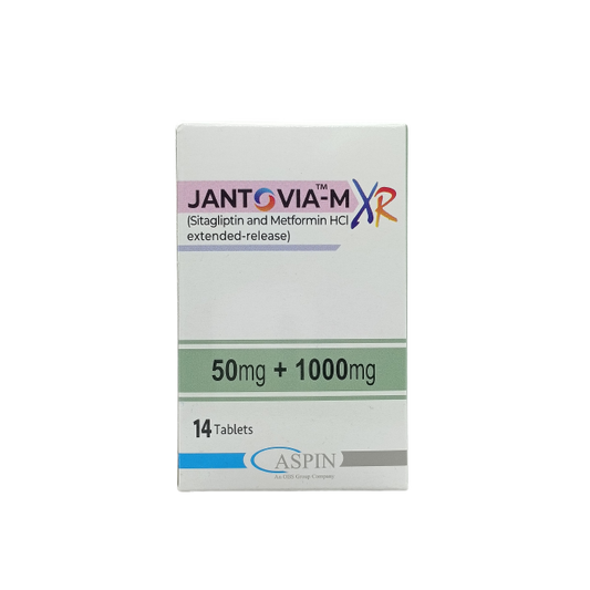 Jantovia M Xr 50mg 1000mg Tablets - 14 Pack