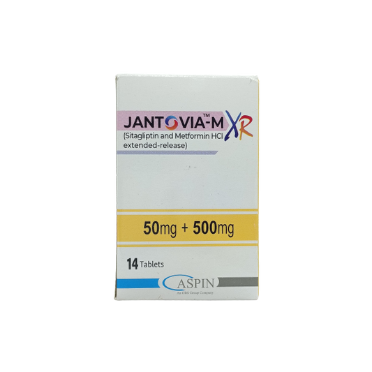Jantovia M Xr 50mg 500mg Tablets - 14 Pack