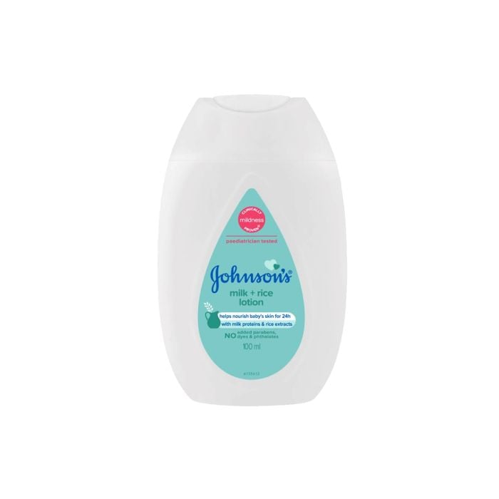 Johnsons Baby Lotion 100ml Milk Plus Rice