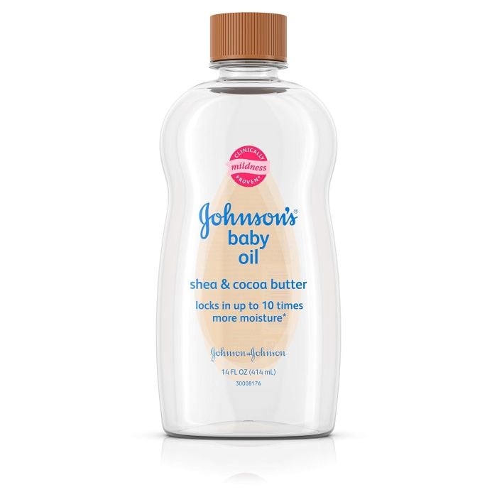 Johnsons Baby Oil 414ml Shea & Cocoa Butter