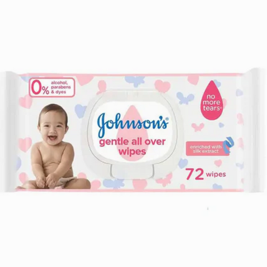 Johnsons Baby Wipes 72cs Cotton Touch