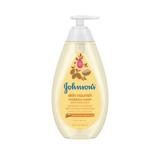 Johnsons Usa Baby Moisture Wash 600ml Shea & Cocoa Butter