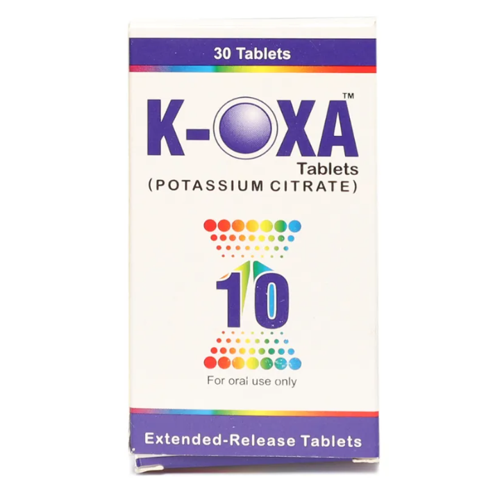 K Oxa Tablets 30s