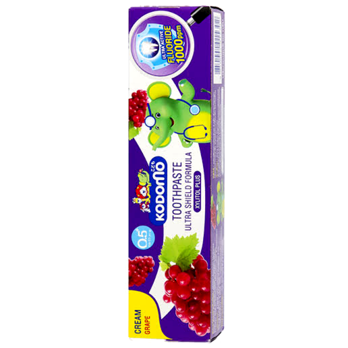 Kodomo t paste ultra shield cream grape