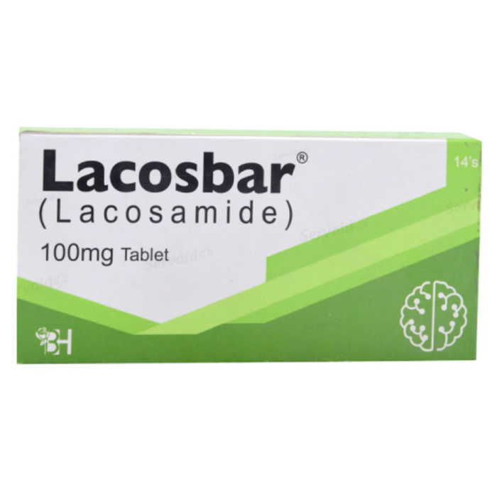 Lacosbar 100 Mg Tablets 14s