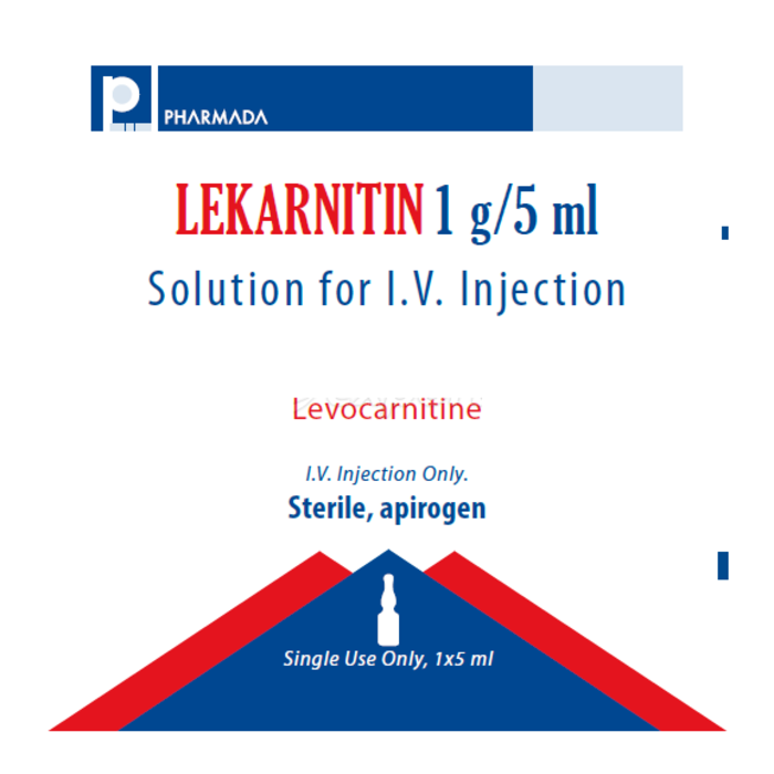 Lekarnitin 1g 5ml Inj 5s