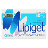 Lipiget 10mg Tablets