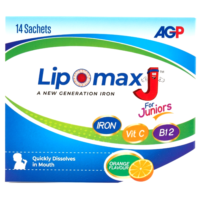 Lipomax j sachet for juniors 14s