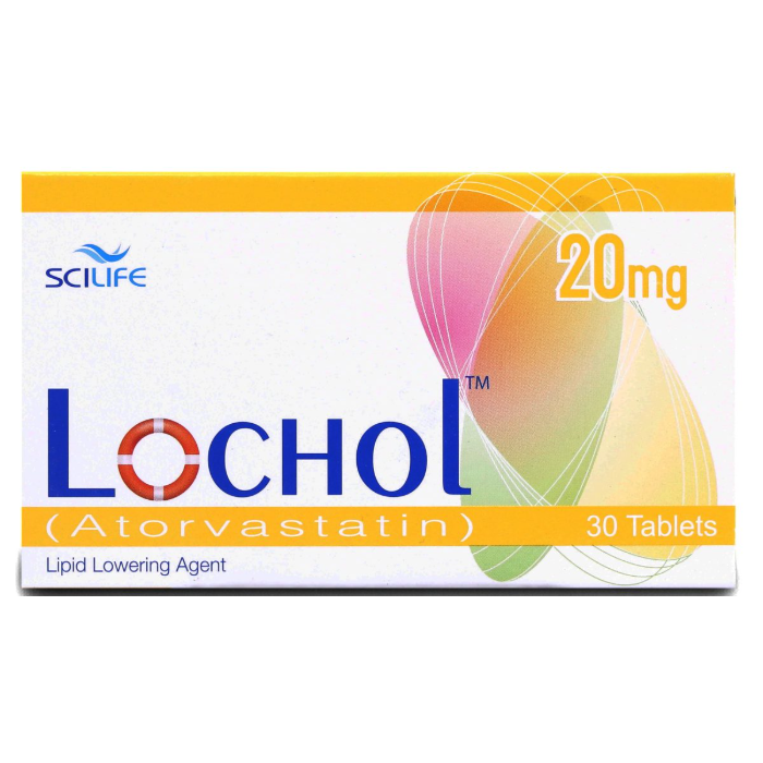 Lochol 20mg Tablets.