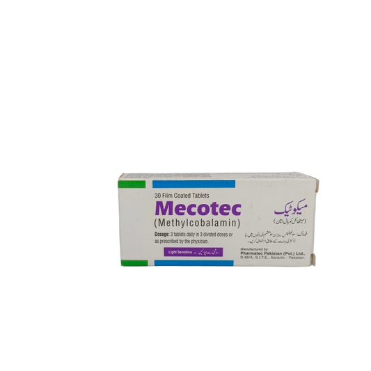 Mecotec 500mg Tablets.