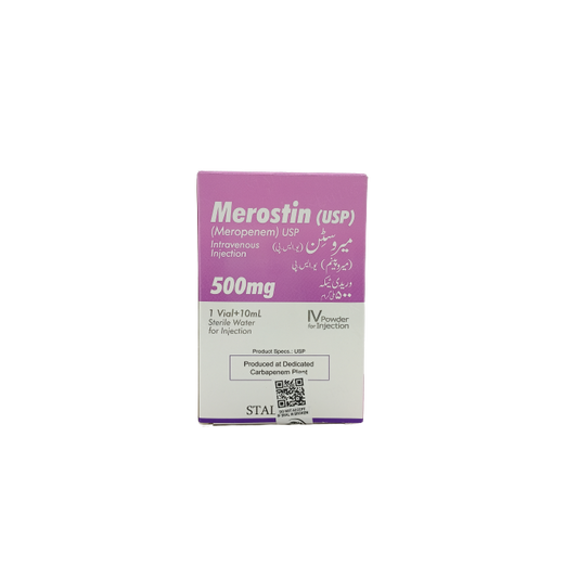 Merostin 500mg Inj Iv
