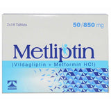 Metliptin 50mg 850mg Tablets