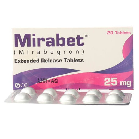 Mirabet 25mg Tablets
