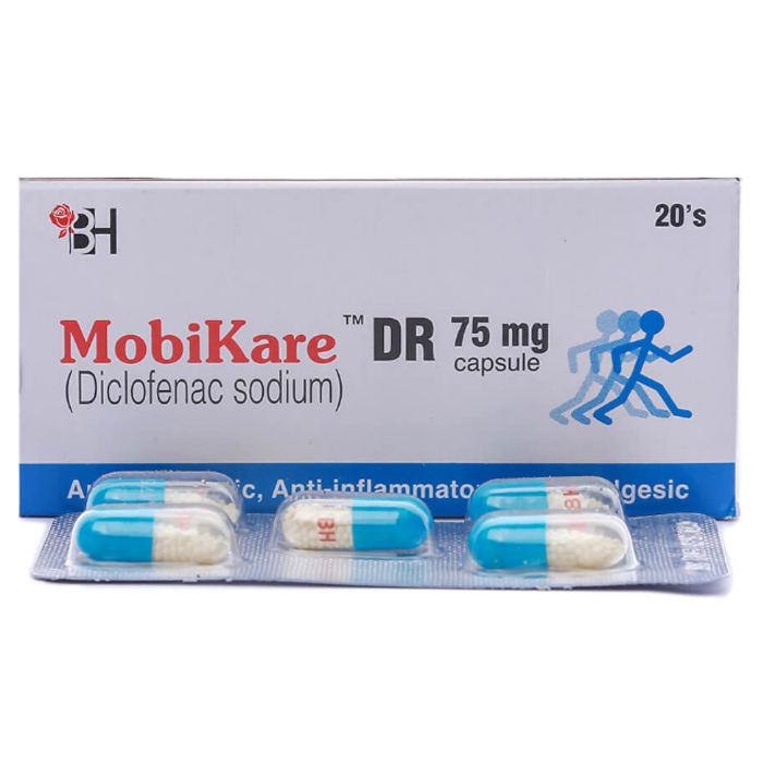 Mobikare Dr 75mg Capsules