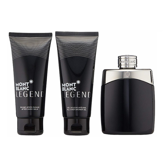 Mont blanc legend edt gift set 3 pcs