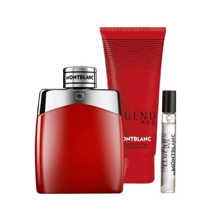 Mont blance legend men red gift set