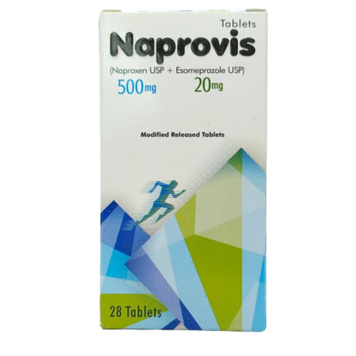 Naprovis 500mg 20mg Tablets 28s