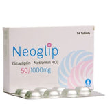 Neoglip 50mg 1000mg Tablets