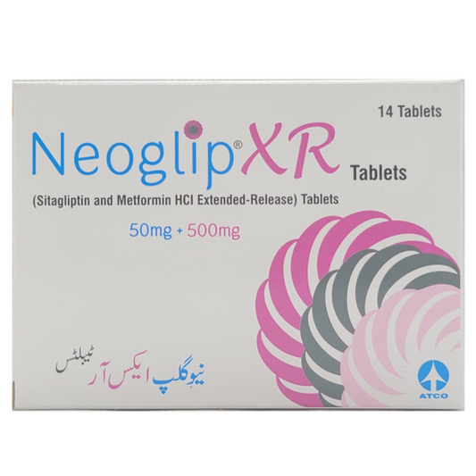 Neoglip Xr 50mg 500mg Tablets