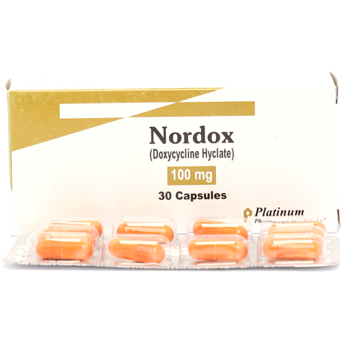 Nordox 100mg Capsules