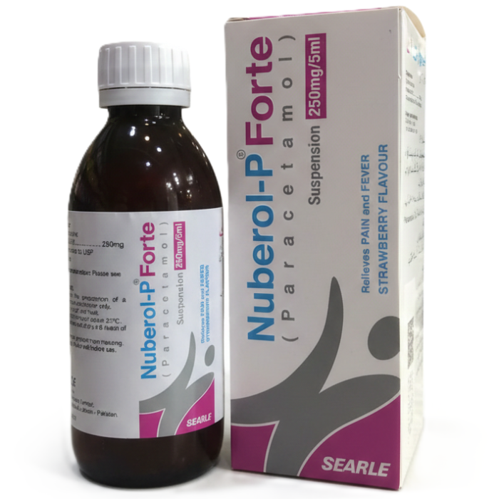Nuberol p forte suspension 250mg 5ml
