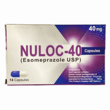 Nuloc 40mg Cap 14s