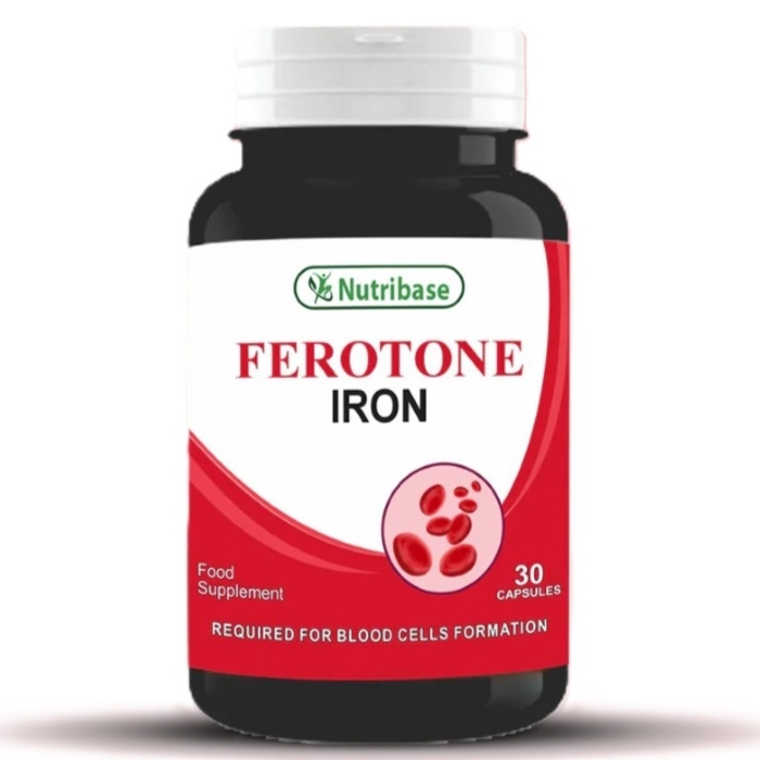 Nutribase Ferotone Iron Capsules 30s