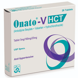Onato V Hct 5mg 160mg 25mg Tablets