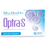 Optra s 0.5mg+2.5mg/2.5ml nebuliser solution