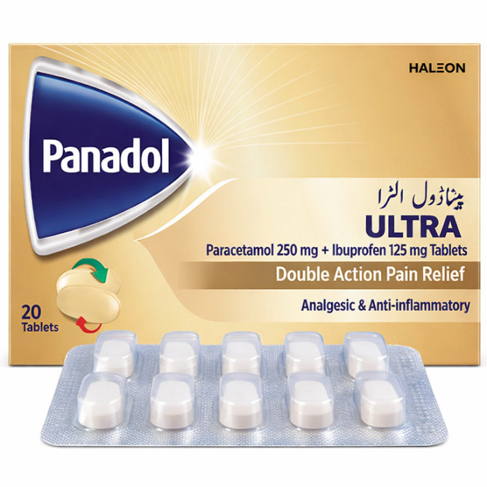 Panadol Ultra 250mg 125mg Tab 20s