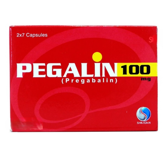 Pegalin 100mg Capsules 14s