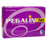 Pegalin 50mg Capsules 14s
