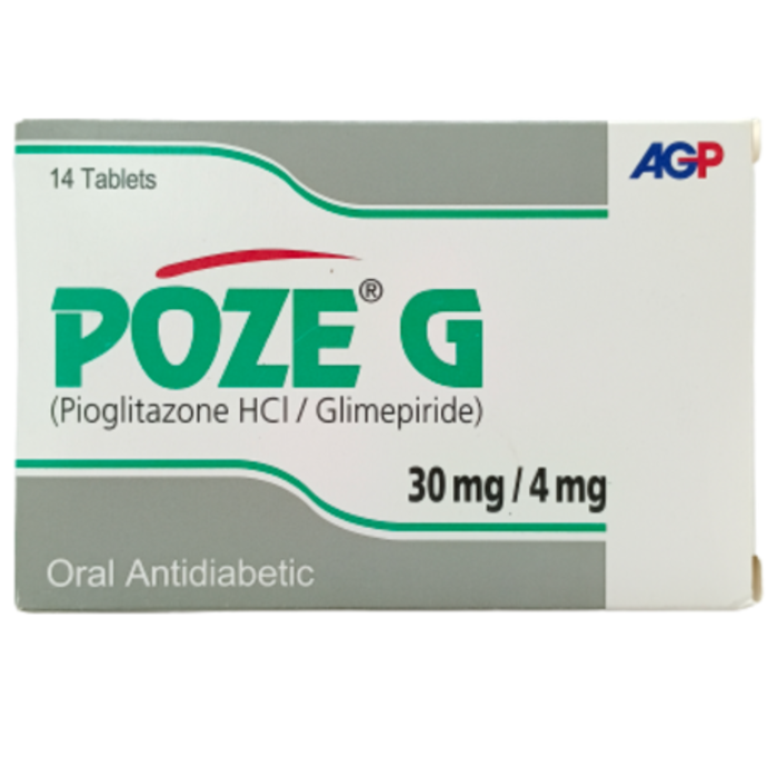 Poze G 30 4mg Tablets