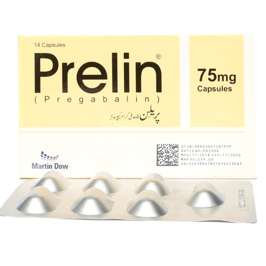 Prelin 75mg Capsules