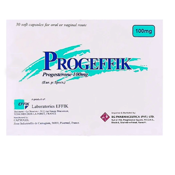 Progeffik 100mg Capsules 30s