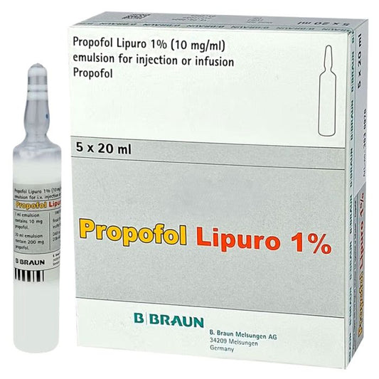 Propofol 1% Lipuro 20ml Inj
