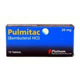 Pulmitac 20mg Tablets