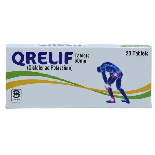 Qrelif 50mg Tab - 20 Pack