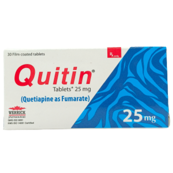 Quitin 25mg Tablets 30s