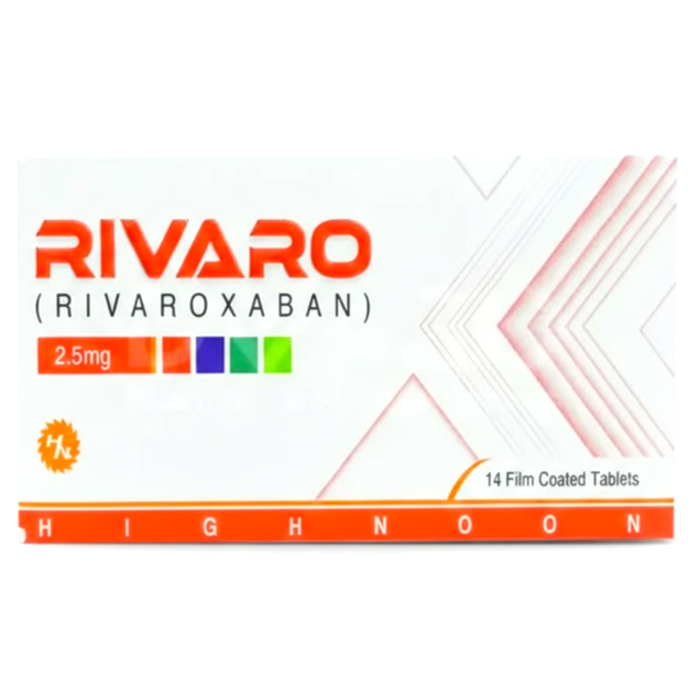 Rivaro 2.5mg Tablets 14s