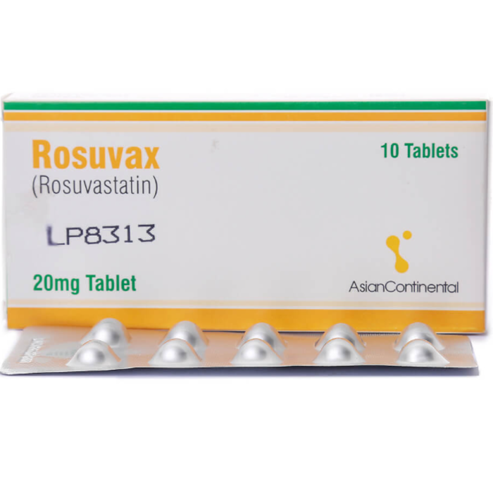 Rosuvax 20mg Tablets