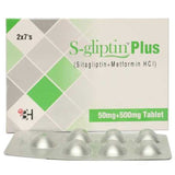 S Gliptin Plus 50mg 500mg Tablets