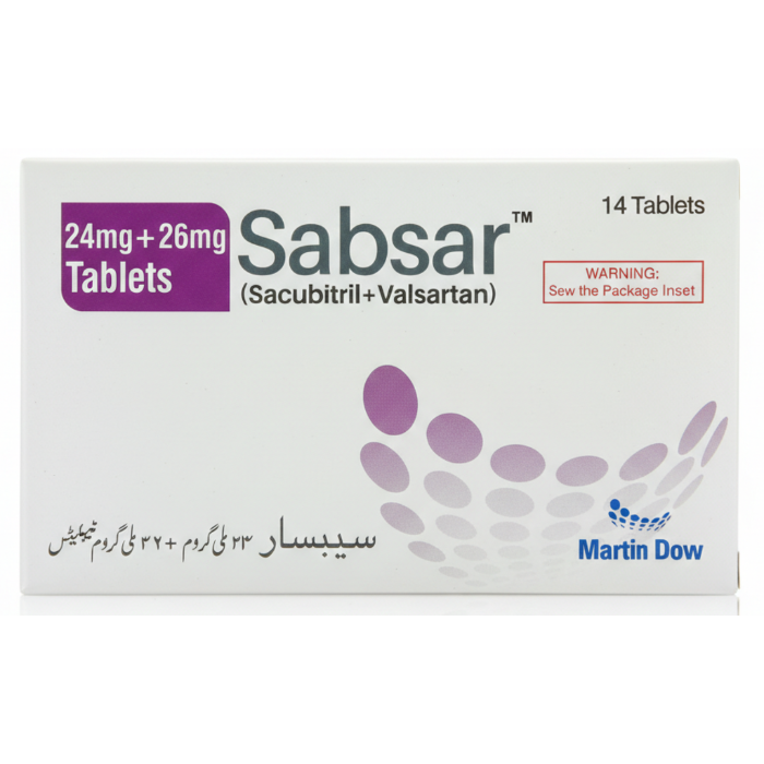 Sabsar 24mg 26mg Tablets