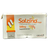 Salzina 500mg Suppositries 10s