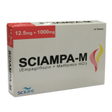 Sciampa M 12.5mg 1000mg Tablets