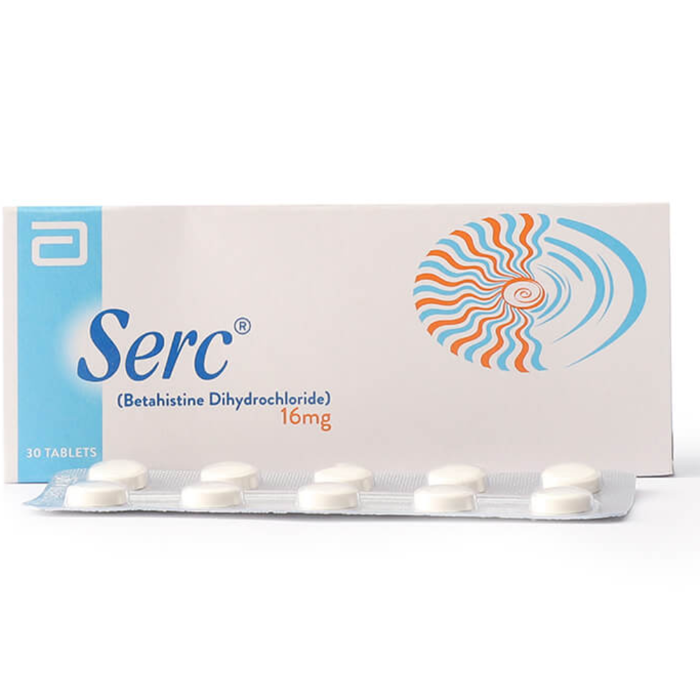 Serc 16mg Tablets