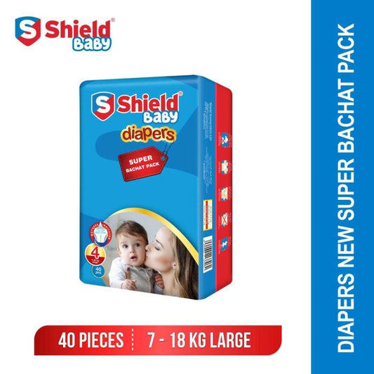 Shield Baby Diapers No 4 7-18kg 40pcs