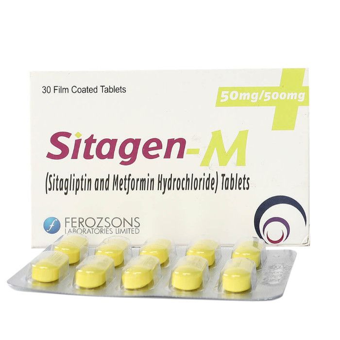 Sitagen M 50mg 500mg Tablets
