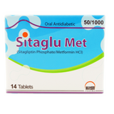 Sitaglu Met 50 1000mg Tablets